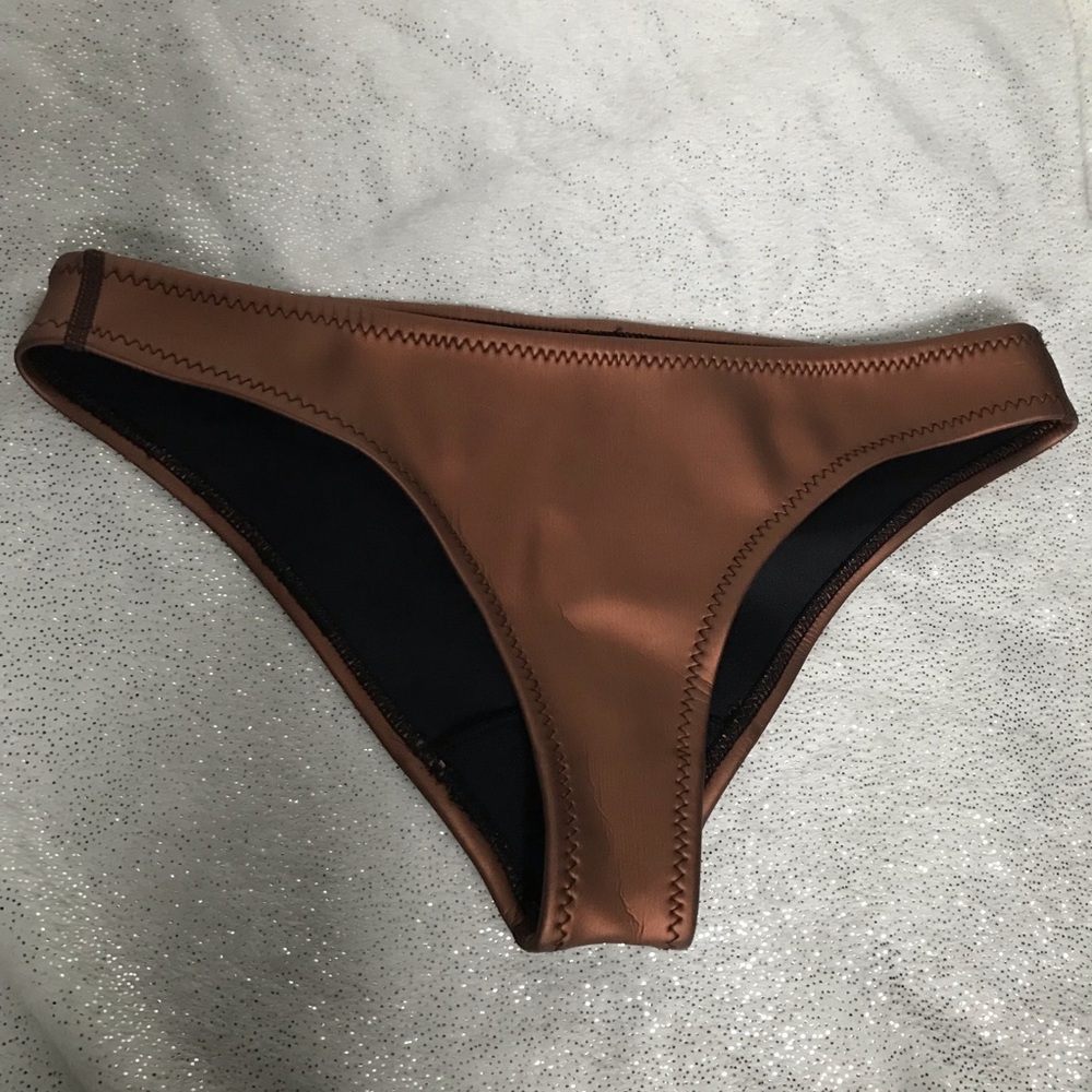Bronze Metallic Neoprene Bikini Bottoms O’Neill